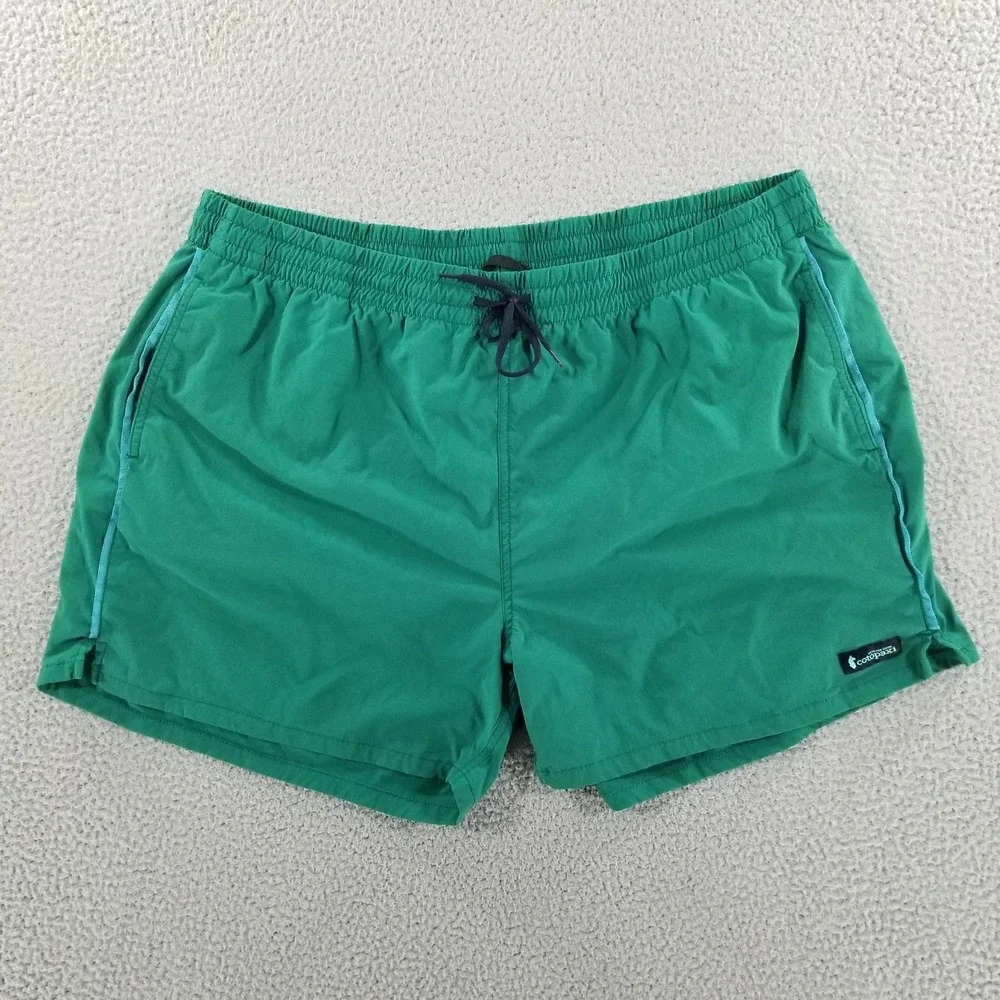 Cotopaxi Swim Trunks Mens XXL Green Mesh Lined Surf Shorts Colorblock Drawstring
